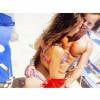 Ma2x torse nue avec sa copine Margot Malmaison sur Instagram