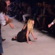 Candice Swanepoel : grosse chute de la mannequin lors du déflié Givenchy de la Fashion Week