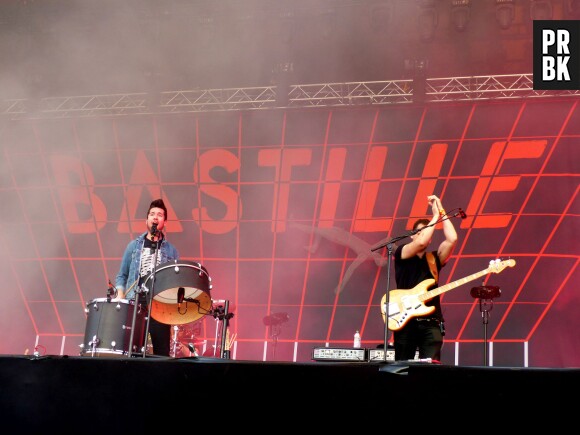 Bastille en concert au festival Lollapalooza 2015 à Berlin, le 12 septembre 2015