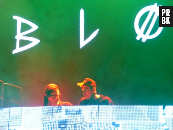Dog Bloood (Skrillex et Boys Noize) en concert au festival Lollapalooza 2015 à Berlin, le 12 septembre 2015