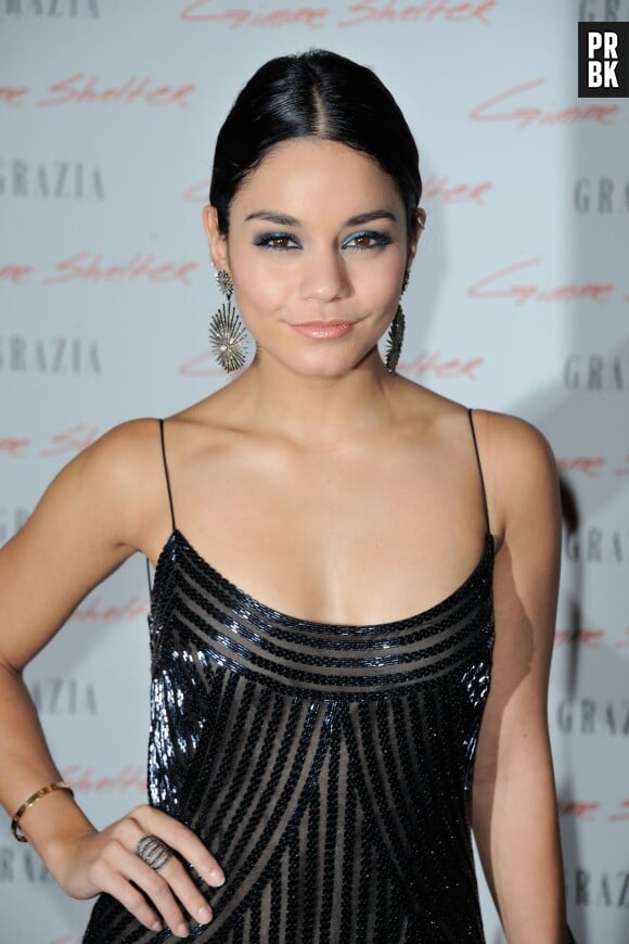 Vanessa Hudgens sexy pour l'avant-première de Gimme Shelter au Grand Rex à Paris, le 26 octobre 2014