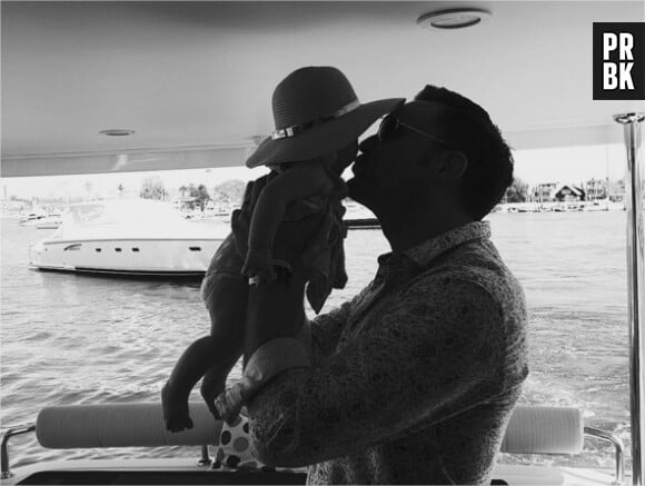 Owain Yeoman (Mentalist) : photo adorable avec sa fille Ever Belle sur Instagram