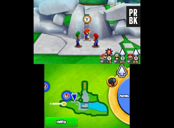 Mario & Luigi - Paper Jam Bros : une image du jeu
