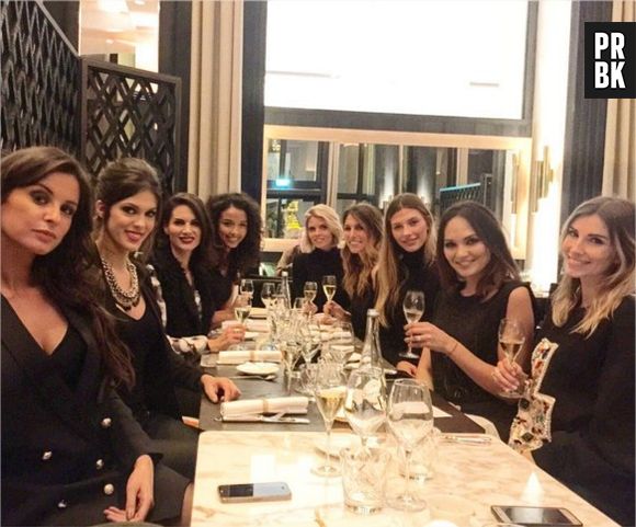 Iris Mittenaere (Miss France 2016) retrouve les anciennes Miss France