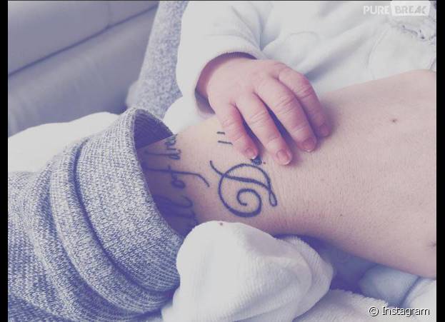 Aurélie Van Daelen : photo de son fils Pharell sur Instagram