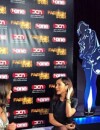 Leila Ben Khalifa en pleine promotion de Fashion Star, à Dubaï