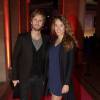 Philippe Lacheau et Elodie Fontan à la 23e cérémonie des Trophées du Film Français au Palais Brongniart, le 2 février 2016