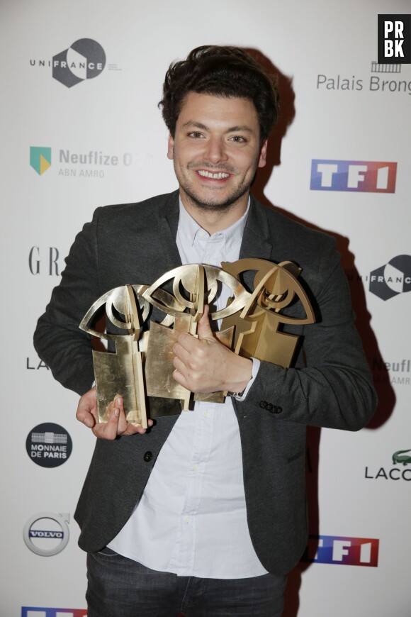 Kev Adams à la 23e cérémonie des Trophées du Film Français au Palais Brongniart, le 2 février 2016