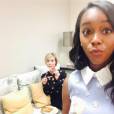 How To Get Away with Murder : Aja Naomi King et Liza Weil sur une photo