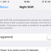 Night Shift, le nouveau mode qui lutte contre les lumières bleues sur iPhone