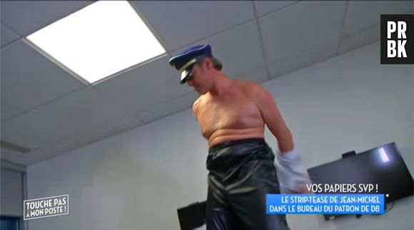 Jean Michel Maire fait un strip-tease dans TPMP le 11 avril sur D8
