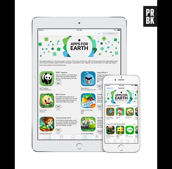 Apps pour la planète (AppsForEarth) : la belle initiative écolo d'Apple pour le WWF