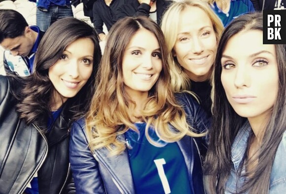Jennifer Giroud, Marine Lloris, Sandra Evra et Ludivine Sagna à l'Euro 2016