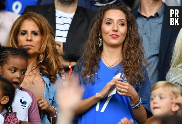 Tiziri Digne, l'épouse de Lucas Digne, au match France-Suisse