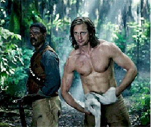 Alexander Skarsgard musclé dans Tarzan