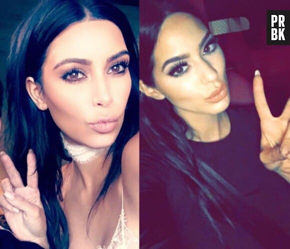 Sarah Belkziz (Miss Maroc 2016) à droite de Kim Kardashian sur la photo, elle lui ressemble vraiment comme l'ont souligné les internautes.