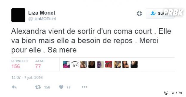Liza Monet, la chanteuse serait sortie du coma après avoir été battue par son conjoint.