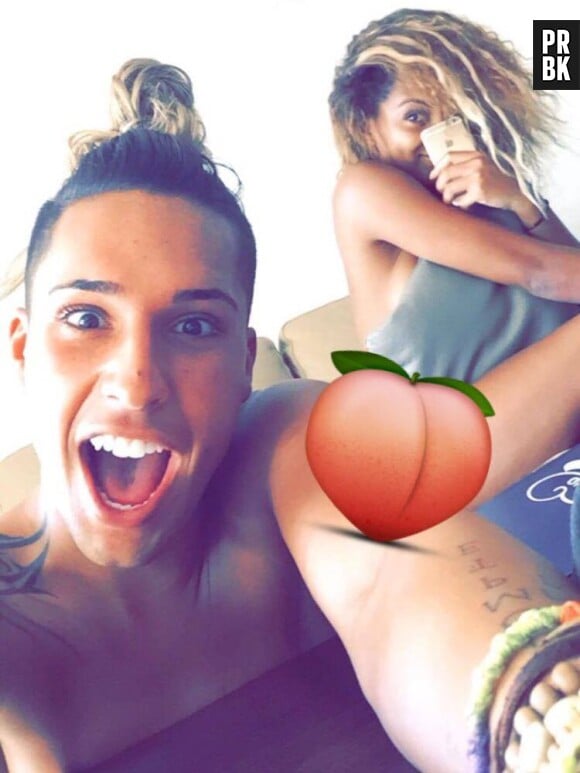 Naëlle s'affiche entièrement nue (ou presque) sur le Snapchat d'Eddy