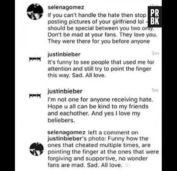 Justin Bieber supprime son compte Instagram après les critiques sur Sofia Richie : Selena Gomez se mêle du clash !