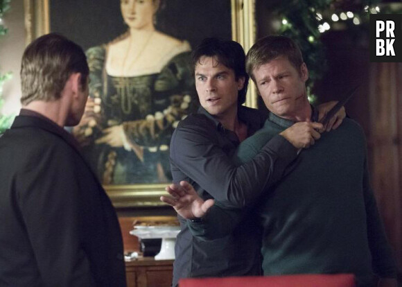 The Vampire Diaries saison 8, épisode 7 : Damon (Ian Somerhalder) plus menaçant que jamais sur une photo