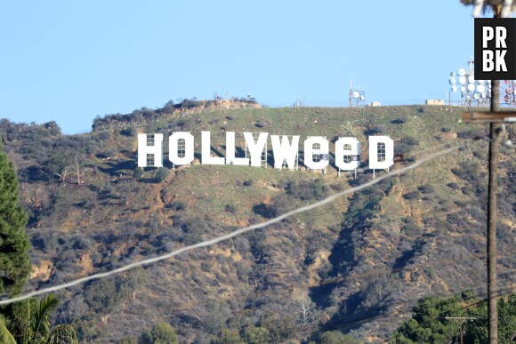 Hollwyood rebaptisé Hollyweed pour le Nouvel An