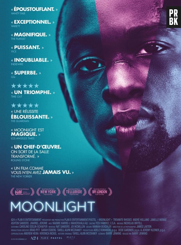 Moonlight nommé aux Oscars 2017