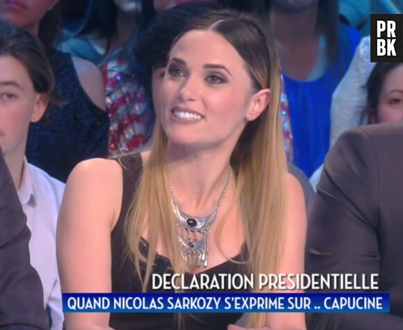 Capucine Anav très contente des déclarations de Nicolas Sarkozy : l'ex de Louis Sarkozy réagit avec émotion dans TPMP.
