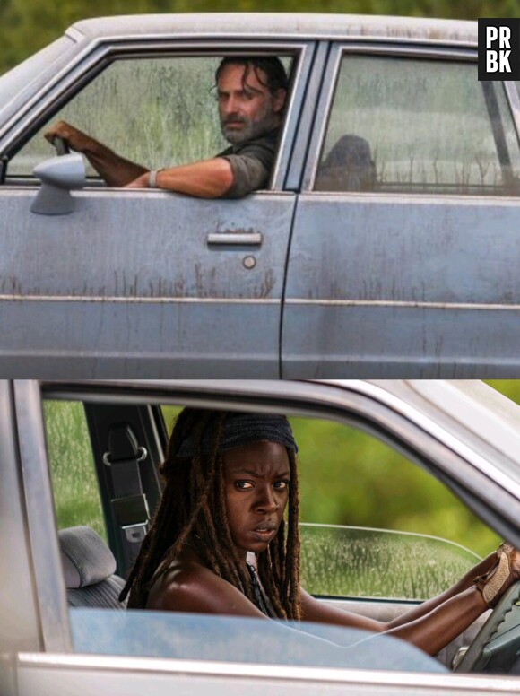 The Walking Dead saison 7 : Rick et Michone façon Fast & Furious dans une séquence sanglante