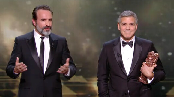 César 2017 : quand Jean Dujardin et George Clooney se moquent de Donald Trump 😂
