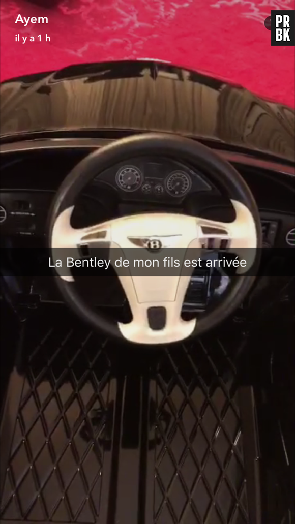 Ayem Nour maman : elle offre une mini Bentley à son fils Ayvin