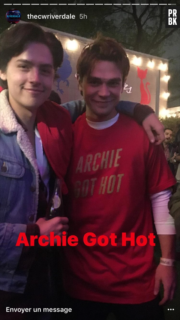 Cole Sprouse (Riverdale) et K.J. Apa au festival South by Southwest à Austin