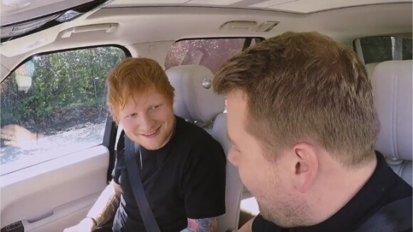 Ed Sheeran dévoile son talent WTF pendant son Carpool Karaoke avec James Corden