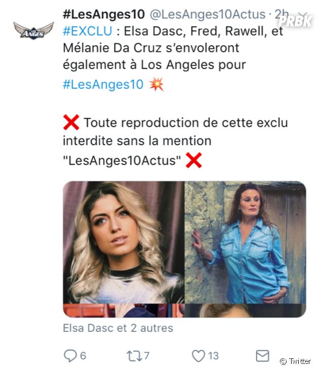 Elsa Dasc, Rawell, Fred et Mélanie Da Cruz dans Les Anges 10 ?