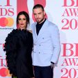 Liam Payne et Cheryl Cole posent aux BRIT Awards 2018 le 21 février à Londres