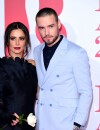 Liam Payne et Cheryl Cole prennent la pose aux BRIT Awards 2018 le 21 février à Londres