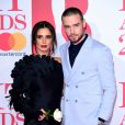 Liam Payne et Cheryl Cole prennent la pose aux BRIT Awards 2018 le 21 février à Londres