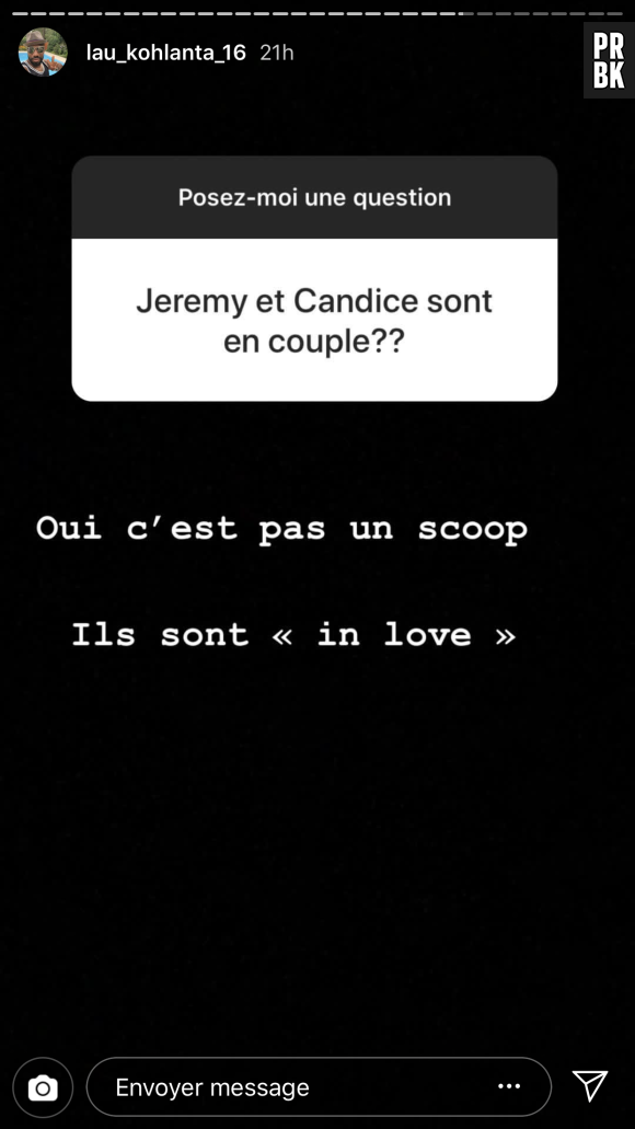 Candice (Koh Lanta All Stars) et Jérémy en couple : Lau confirme
