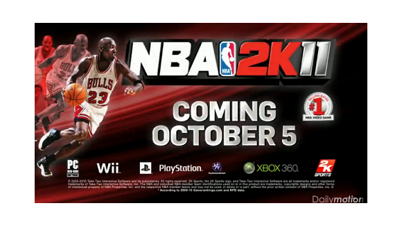 NBA 2K11 ... la bande anonnce avec Michael Jordan