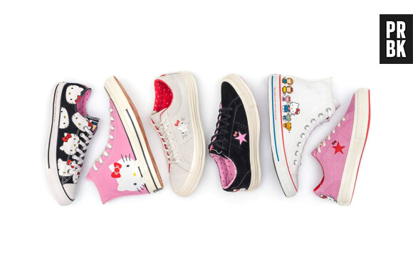 Converse x Hello Kitty : une collab girly !