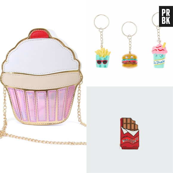 Cupcake, burger, chocolat... Les accessoires de mode s'inspirent de la food.