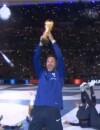 Hug Lloris présente la Coupe du Monde au Stade de France le 9 septembre 2018