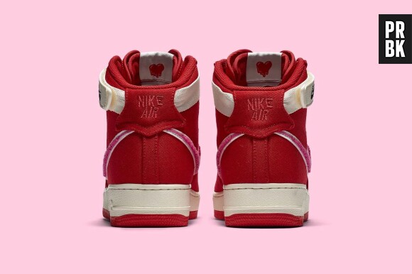 Emotionally Unavailable x Nike : des Air Force 1 high en mode Saint-Valentin.