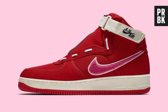 Emotionally Unavailable x Nike : des Air Force 1 high en mode Saint-Valentin.