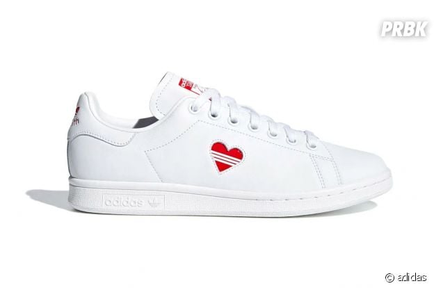 stan smith coeur rouge