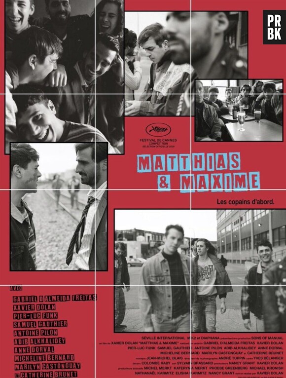 L'affiche du film Matthias & Maxime de et avec Xavier Dolan