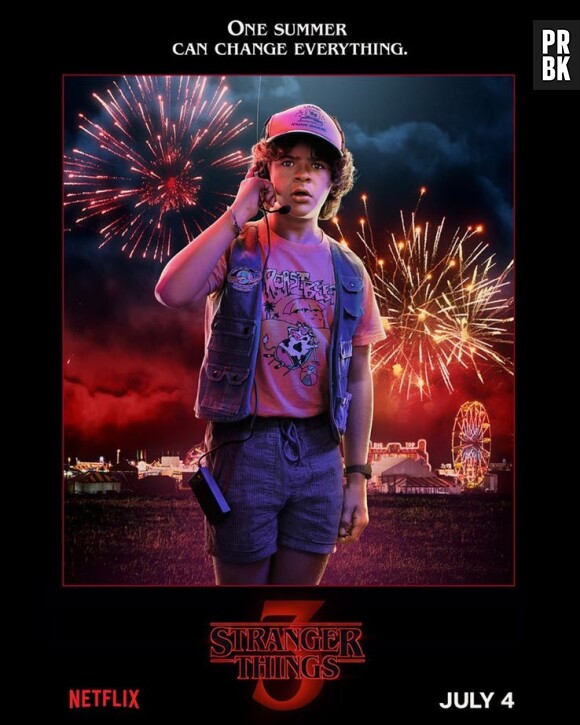 Stranger Things saison 3 : l'affiche de Dustin joué par Gaten Matarazzo