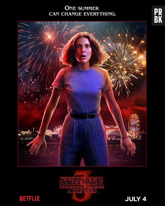 Stranger Things saison 3 : l'affiche d'Eleven jouée par Millie Bobby Brown