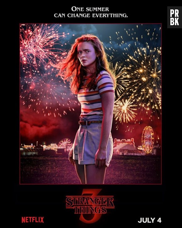 Stranger Things saison 3 : l'affiche de Max jouée par Sadie Sink