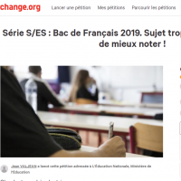 Bac 2019 : une pétition contre le bac français, jugé "trop difficile"