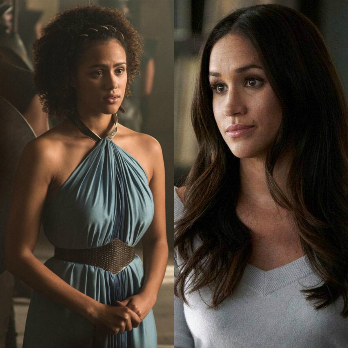 Nathalie Emmanuel (Game of Thrones) sosie de Meghan Markle ? Les gens les  confondent - PureBreak